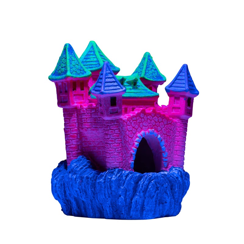 GloFish Extra Large Castle Ornament, 1 Count, Decor for Aquariums - Image 3